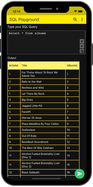 Screenshot of SQL Play