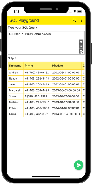 Screenshot of SQL Play